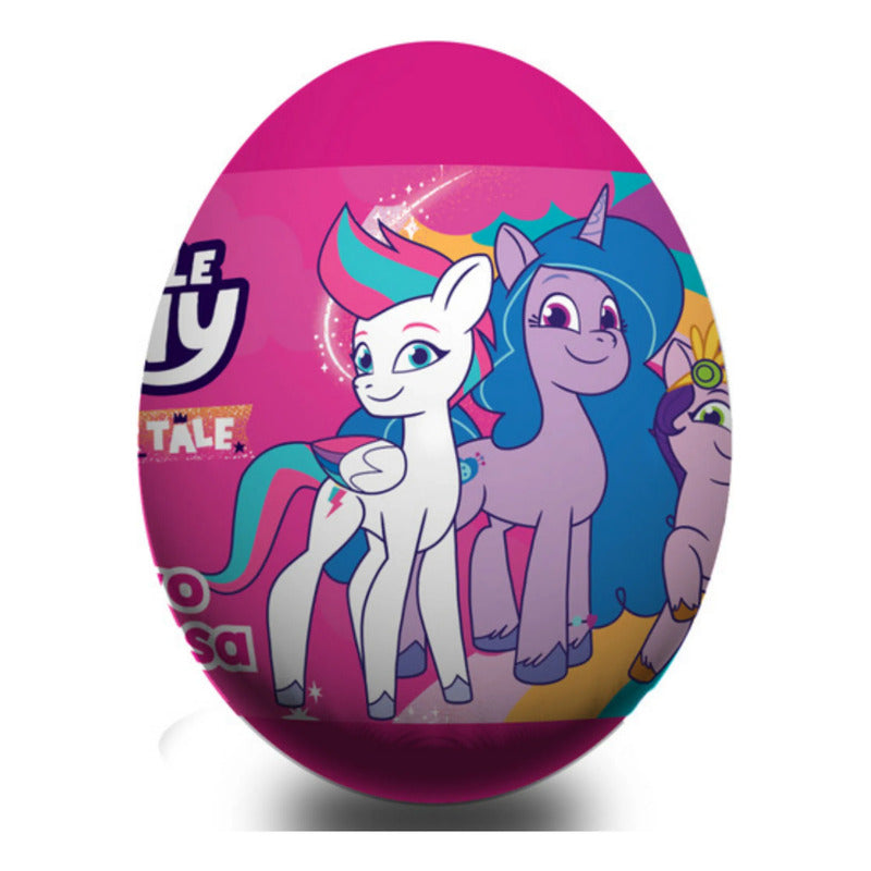 Huevo Sorpresa My Little Pony Con Caramelos Sin Azúcar