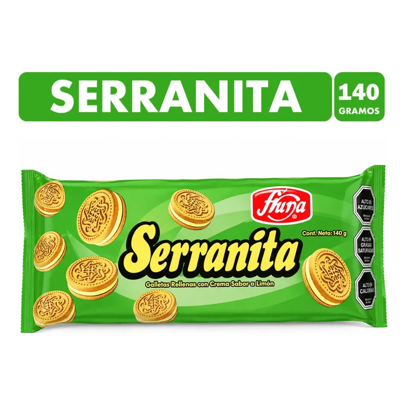 Galletas Serranita Sabor A Limón  (bolsa 140 Gramos)
