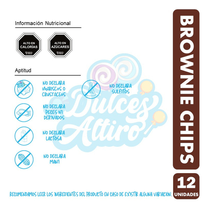 Braunichips De Chocolate Nutra Bien (caja Con 12 Unidades)