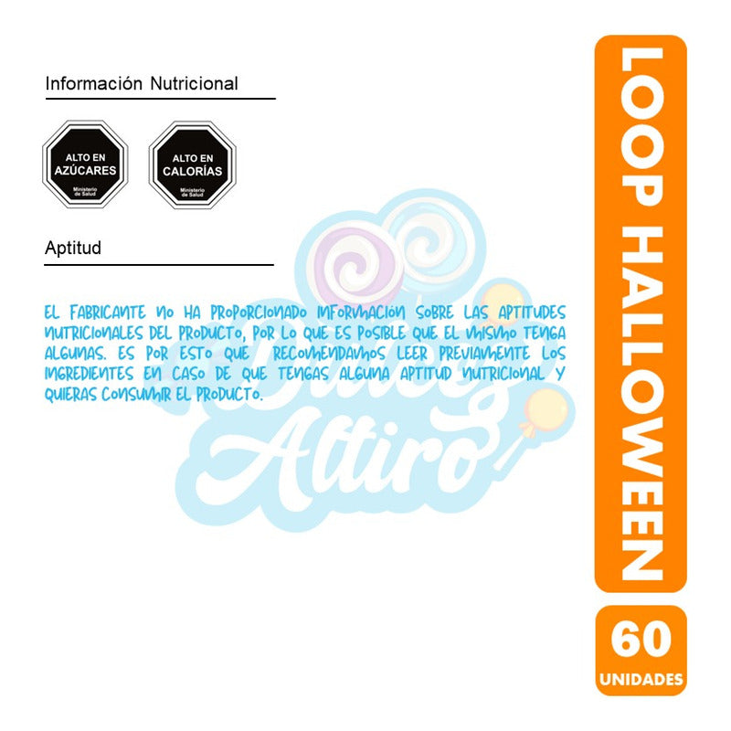 Gomitas Halloween Ambrosoli - Loop Ácidos (bolsa Con 60u)