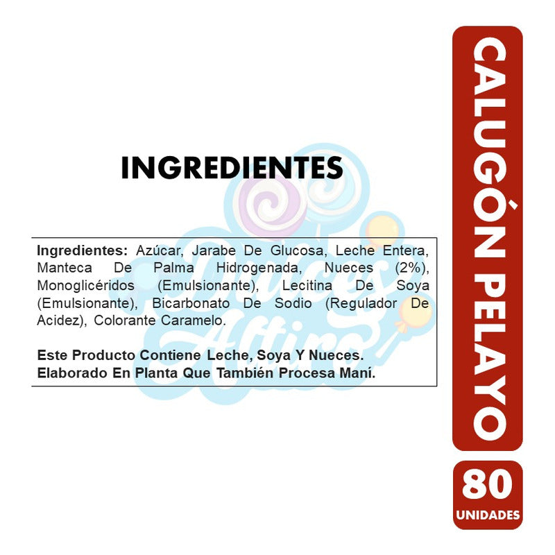 Calugas Pelayo (más Calugon) - Dulce Clásico (caja Con 80un)