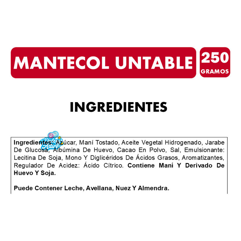 Mantecol Untable - Pasta Sabor Maní (frasco Con 250 Gramos)