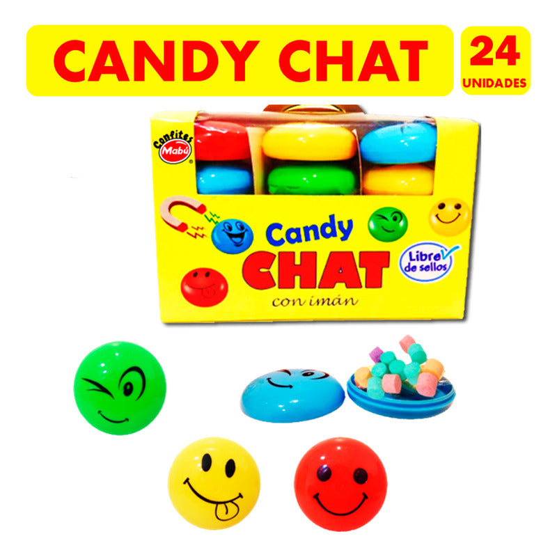 Candy Chat - Especial Dulces Cumpleaños (caja Con 24 Un)