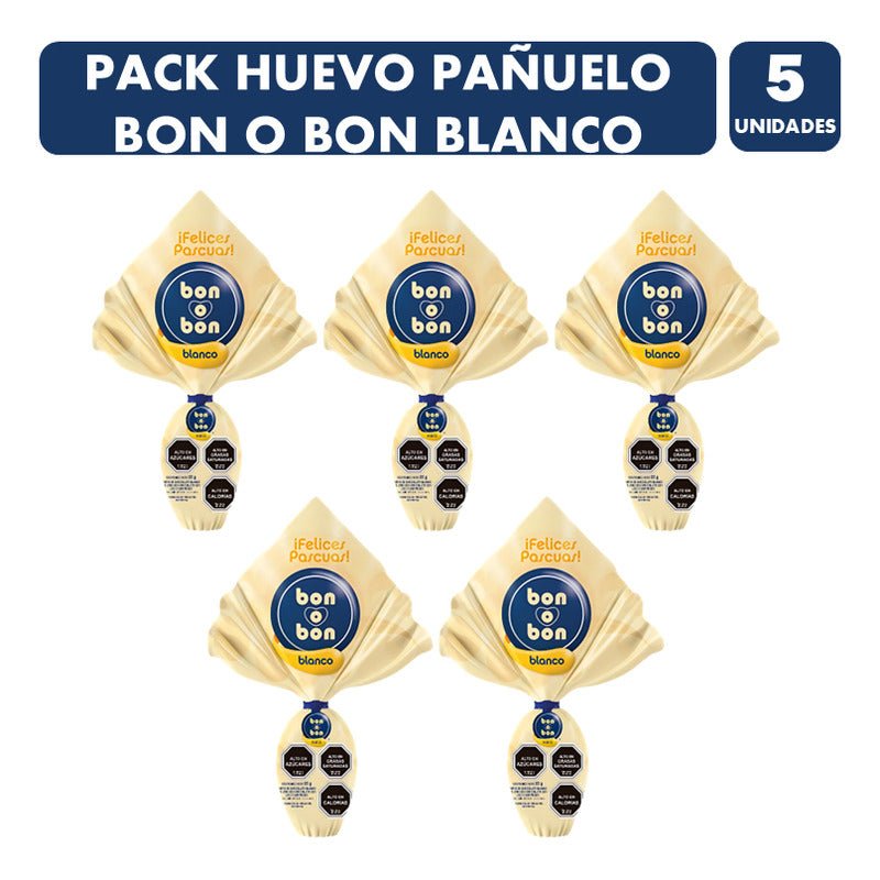 Huevitos De Pascua Por Mayor Bon O Bon Blanco (pack 5 Uni)