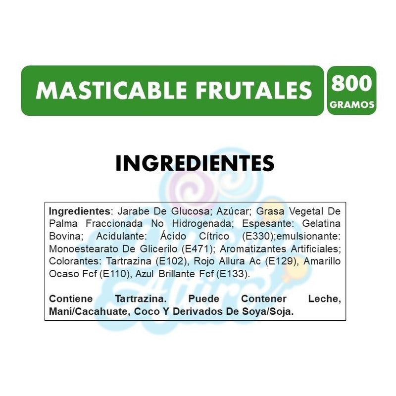 Masticables Frutales De Arcor (bolsa Con 243 Unidades)