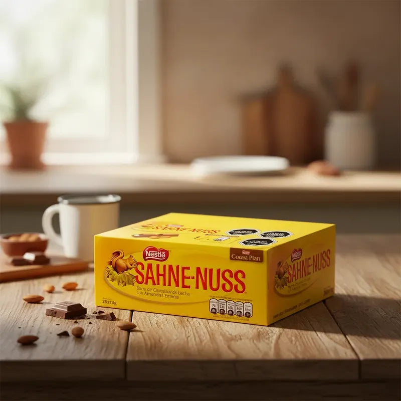 Chocolate Sahne Nuss Nestlé (caja Con 20 Mini Barritas)