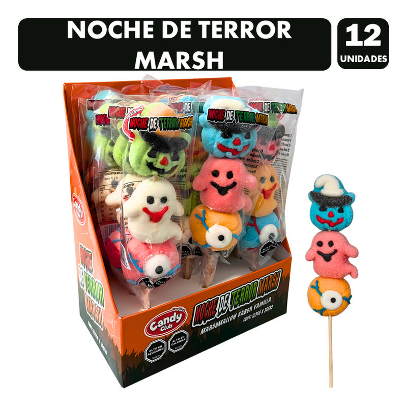 Dulces De Halloween -malvaviscos Noche De Terror Marsh (12u)