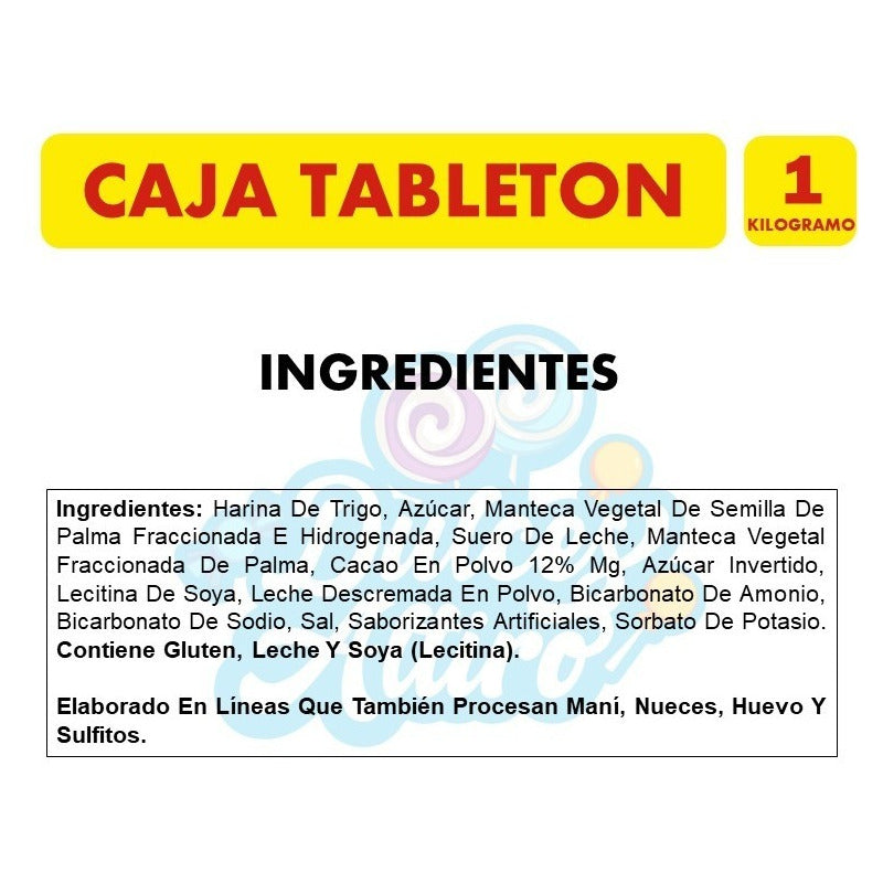 Caja De Tableton (1kg De Tabletones)