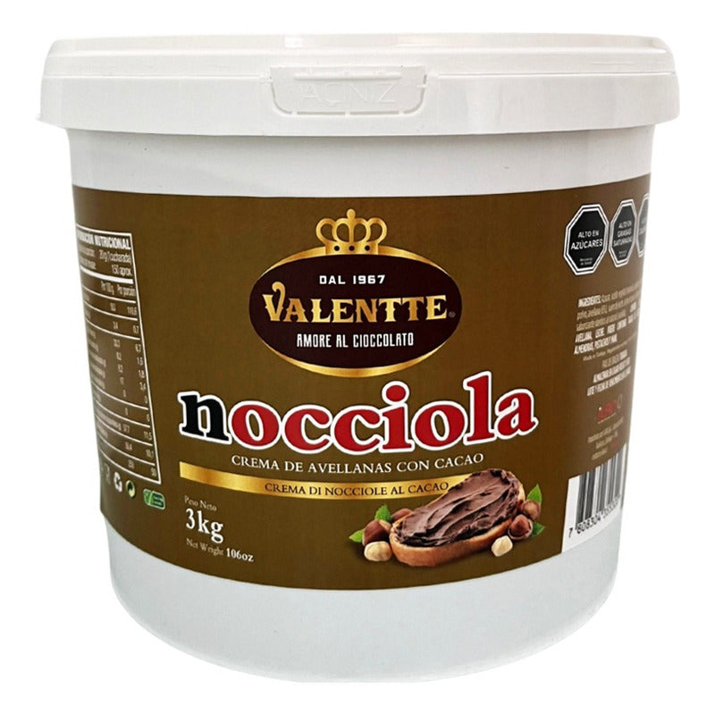 Nocciola - Crema De Avellanas En Pote (3 Kilogramos)