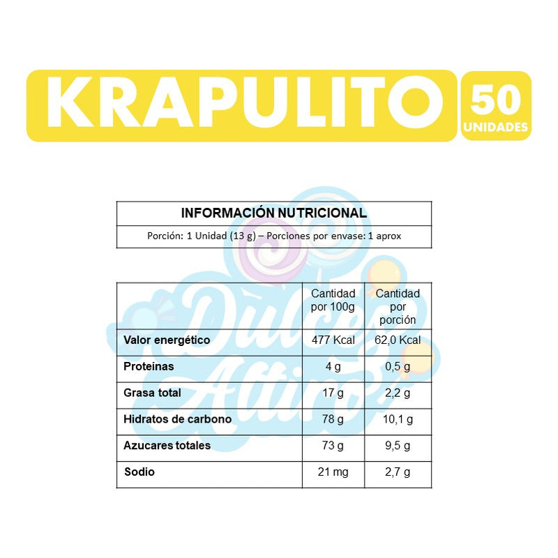 Krapulito Bolitas Crocantes De Chocolate (pack Con 50uni)