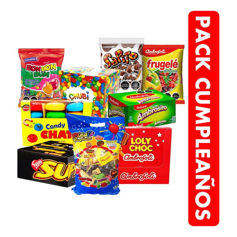 Pack Dulces Para Cumpleaños- Especial 20 Niños