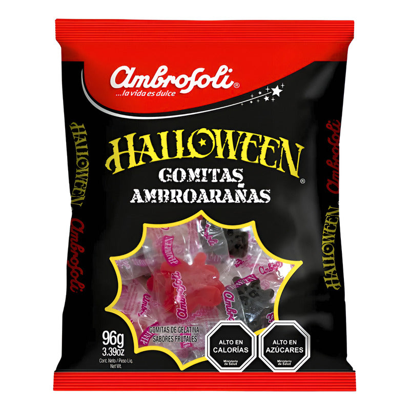 Dulces De Halloween - Gomitas Araña De Ambrosoli (96 Gramos)
