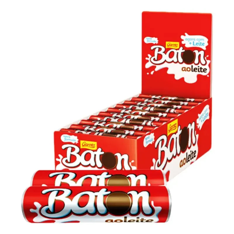 Chocolate Baton De Garoto - Display Con 30 Unidades