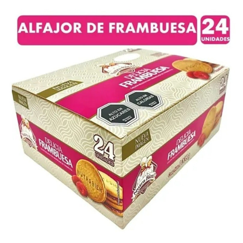 Alfajor Delicia Frambuesa Nutrabien X24
