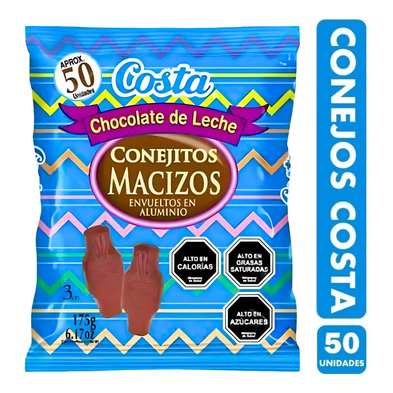 Conejitos De Chocolate Costa Especial Pascua (bolsa 50uni)