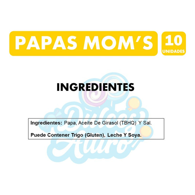 Mom´s Papas Fritas Caseras De Evercrisp (pack Con 10 Uni)