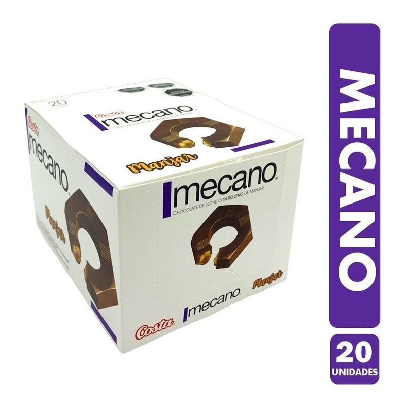 Mecano - Tuercas De Chocolate (caja Con 20 Unidades)