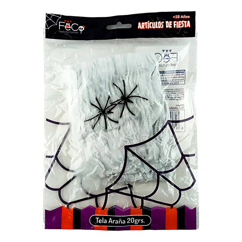 Telaraña Blanca Decorativa Especial Halloween 20g (unitario)