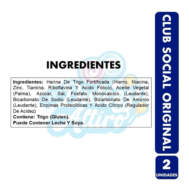 Galletas Club Social, Sabor Original - 2 Paquetes De 9un C/u