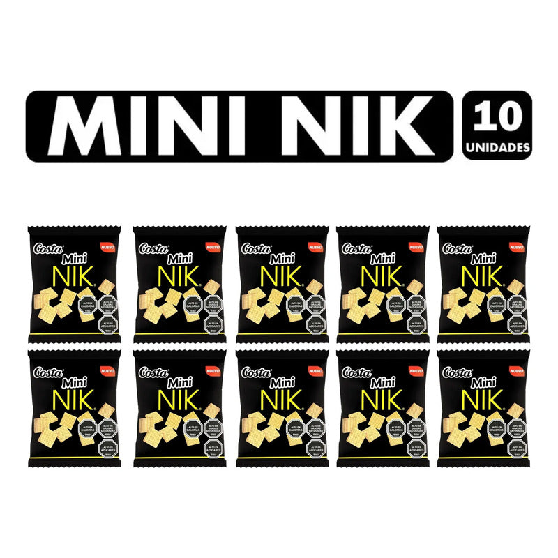 Galletas Mini Nik De Costa - Especial Colación (pack 10u)