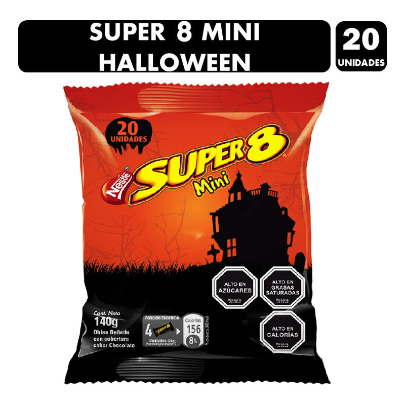 Super 8 Mini Especial Halloween (bolsa Con 20 Unidades)