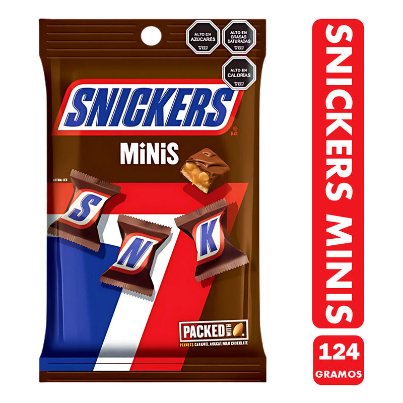 Snickers Mini Importados (bolsa Con 13 Unidades Aprox)