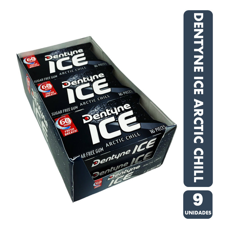 Dentyne Envase Negro - Libre De Azúcar (caja Con 9 Unidades)
