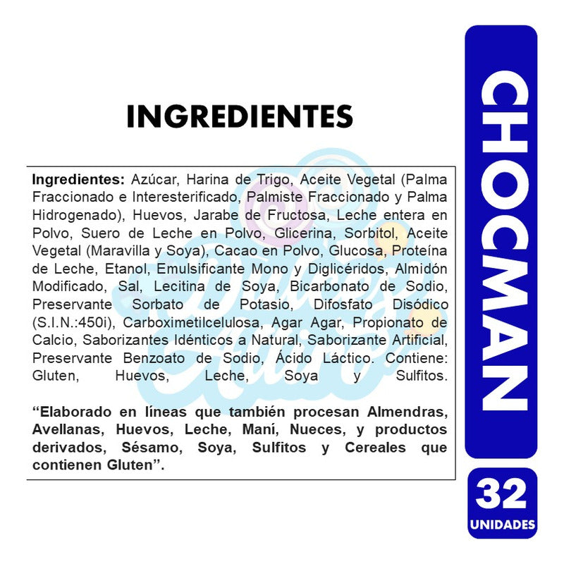 Chocman De Costa - Clásico De Infancia(caja Con 32 Unidades)