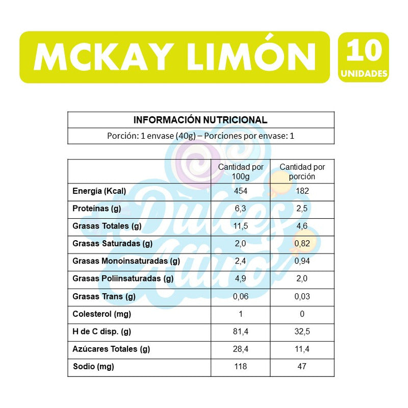 Mini Limón Galletas Para Colación - Nestlé (pack Con 10uni)