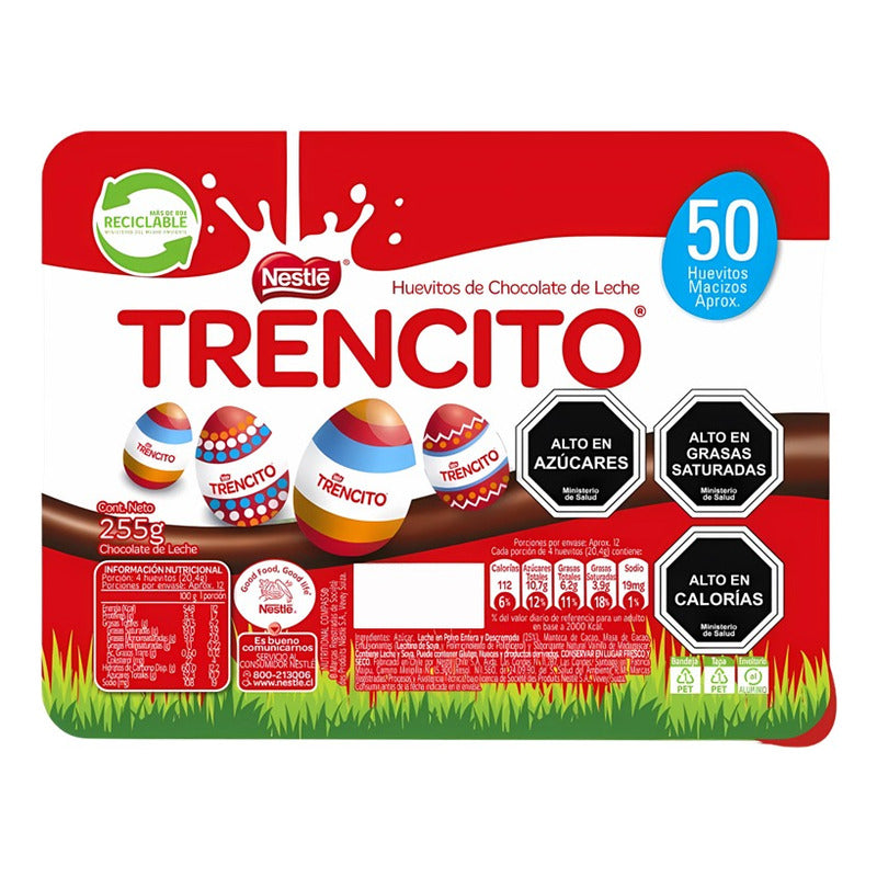Huevos De Pascua - Chocolate Trencito (bandeja 50 Unidades)