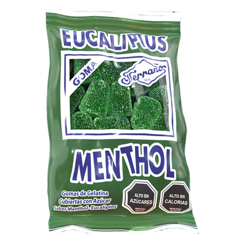 Gomitas Eucaliptus Menthol, De Fruna - Pack De 10 Unidades.