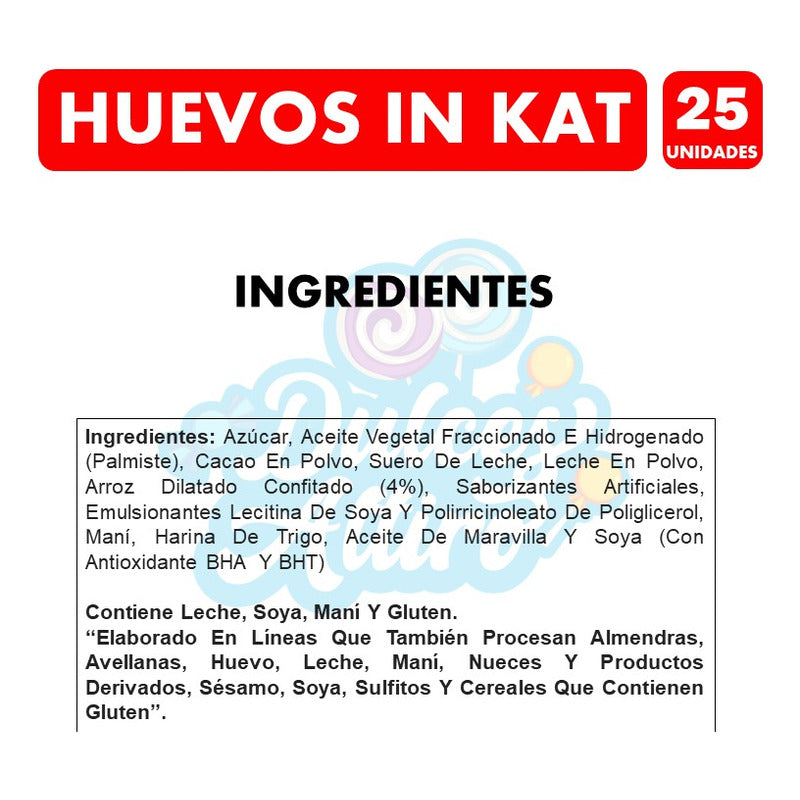 Huevitos De Chocolate Inkat - Huevos De Pascua (25 Unidades)