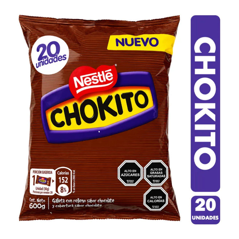 Chokita Versión Chokito Con Relleno Y Cobertura De Chocolate