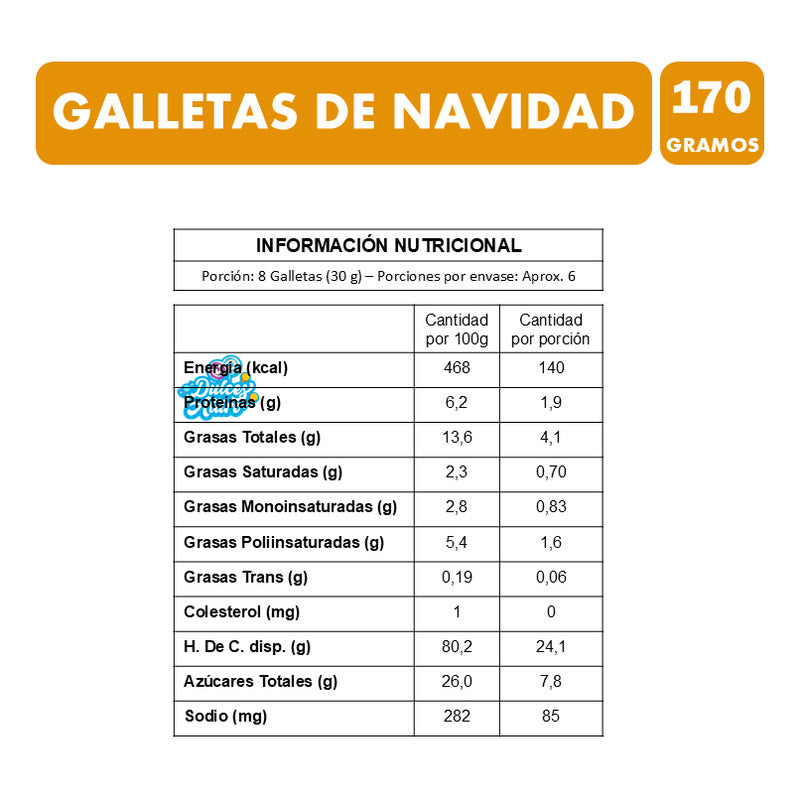 Galletas Navideñas De Nestlé - Mckay (bolsa Con 170 Gramos)