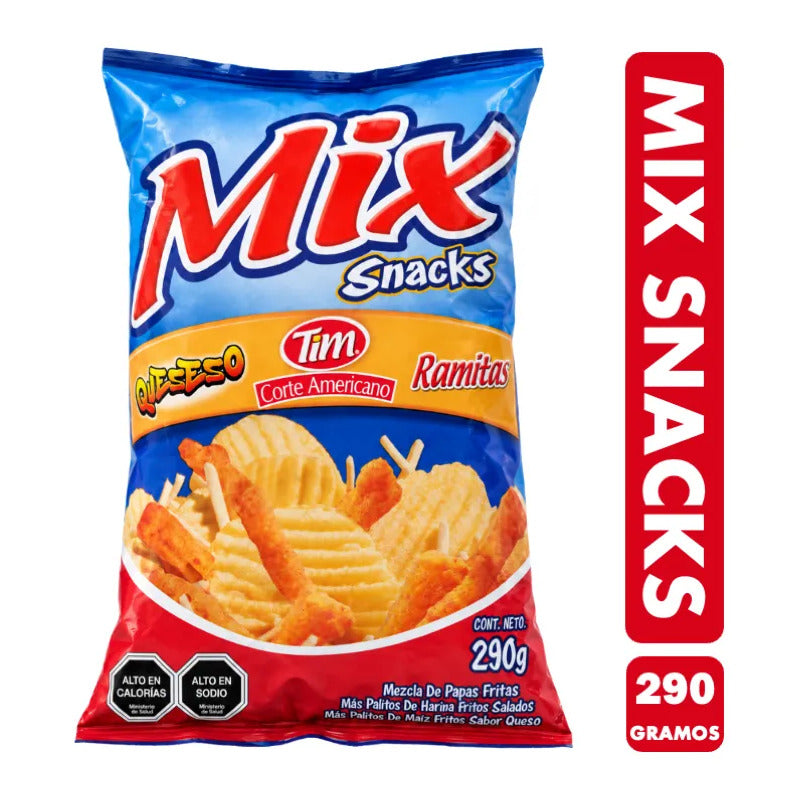 Mix Snacks Para Compartir De Tim (contiene 290 Gramos)