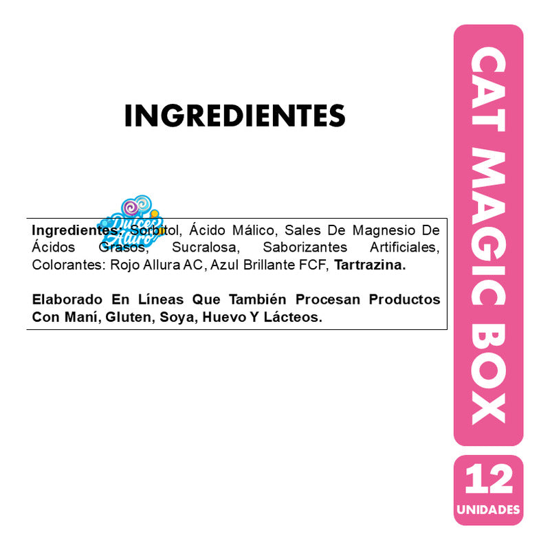 Gato Con Dulces Sorpresas (12 U) - Especial Para Cumpleños