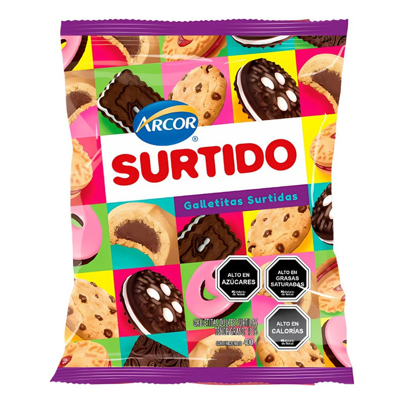 Galletas Surtidas Dulces De Arcor (bolsa Con 400 Gramos)