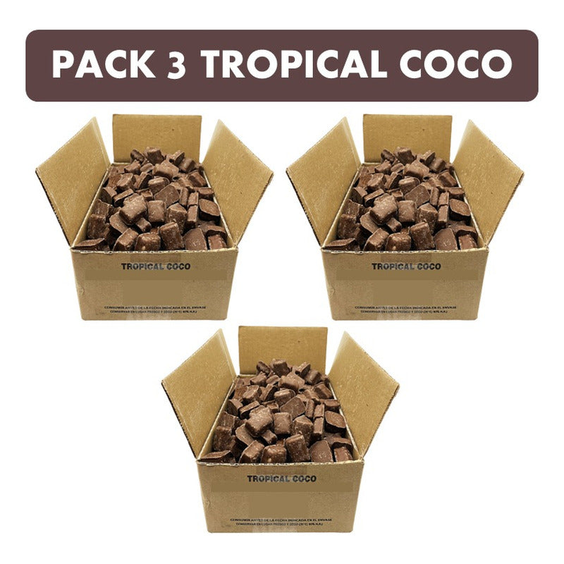 Tropical Coco En Combo Especial Para Negocio (pack De 3un)