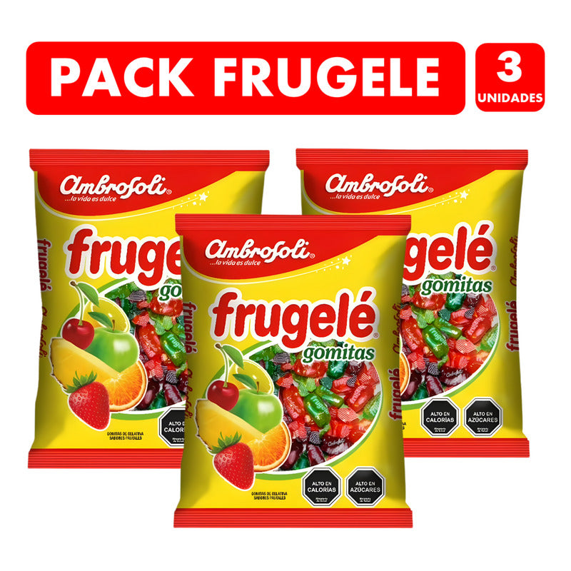 Frugele Gomitas Frutales Ambrosoli - Pack De 3 Unidades