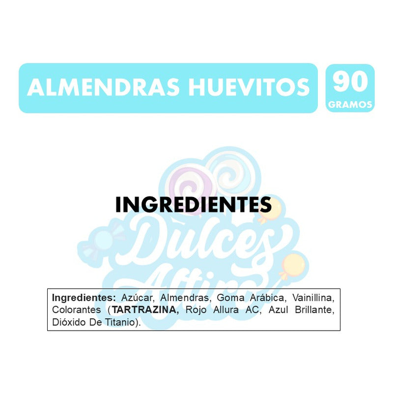 Huevitos De Almendras Confitadas-merello (bolsa Con 90gr)