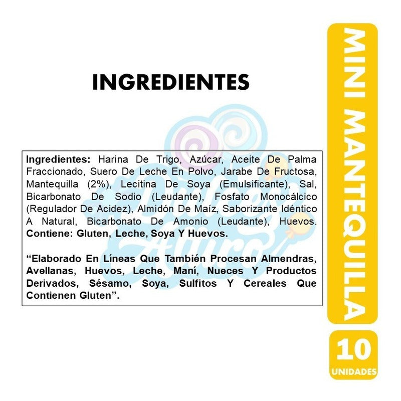 Galletas Mini Mantequilla, Costa (p/colación) - Pack De 10un