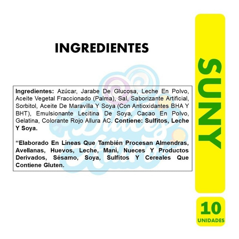 Caramelos Suny (caja Con 10 Unidades)