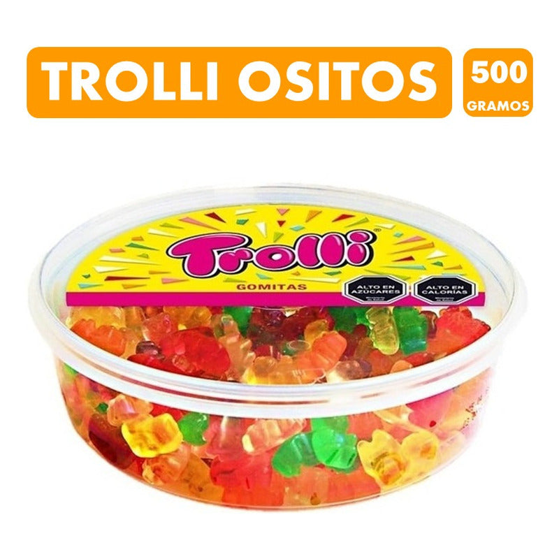 Gomitas Trolli Con Forma De Ositos - Sin Gluten (500 Gramos)