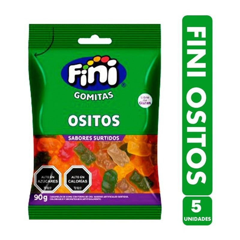 Gomitas Fini Ositos Sabores Surtidos (pack De 5 Unidades)