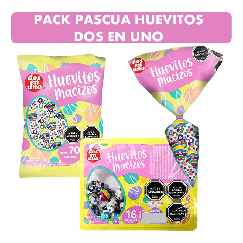 Pack Huevitos De Pascua + Bolsa Zanahoria Dos En Uno