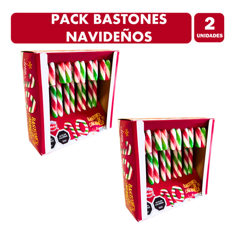 Bastones Dulces Especial Navidad (pack Con 2 Unidades)