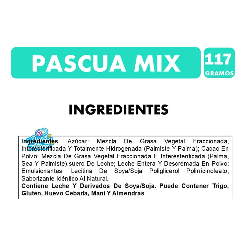 Chocolates De Pascua Dos En Uno Bandeja Mix Con 117 Gramos