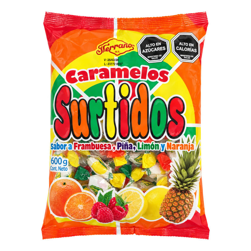 Caramelos Surtidos Frutales Serrano (bolsa 500g)