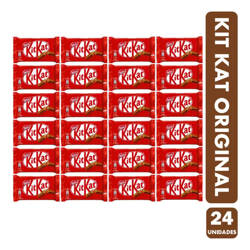 Kit Kat Original - Oblea Bañada En Chocolate (display 24u)