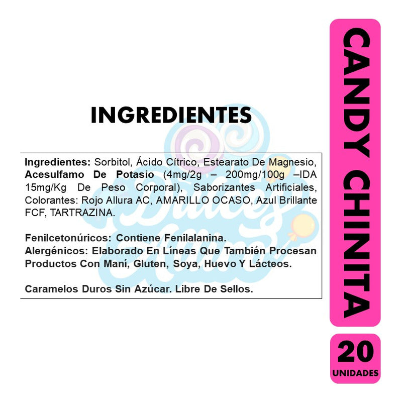 Caramelo Candy Chinita Mabu- Libre De Sellos(caja Con 20uni)